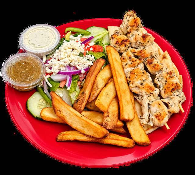 Chicken Gyro Platter.