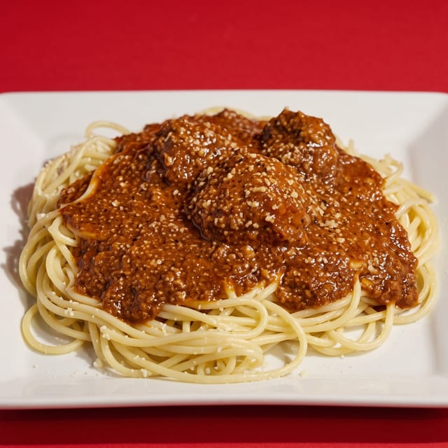 Spaghetti w/ Meatballs.