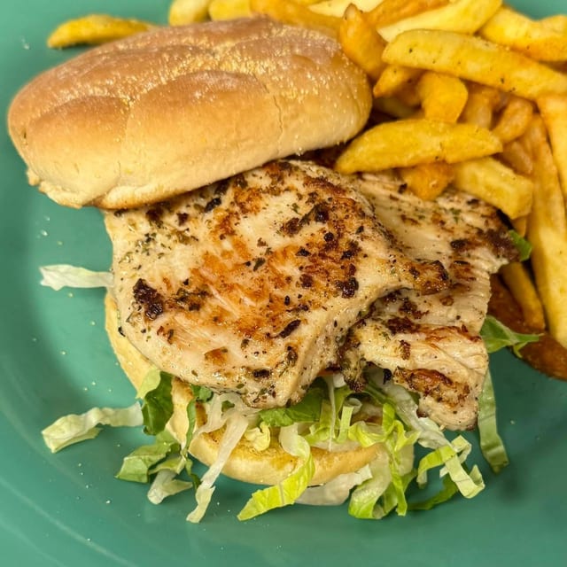 Grilled Chicken Burger.